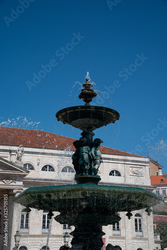 fountain in lisbon portugal