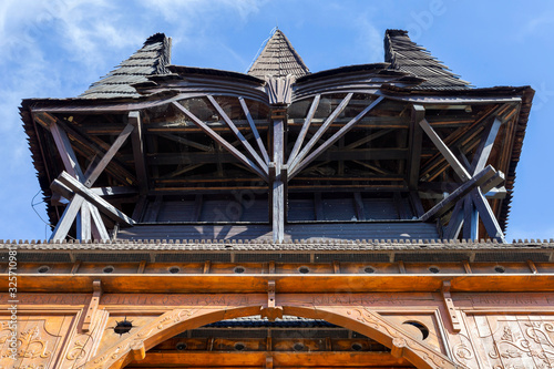 Town hall or house of culture in Kakasd. photo