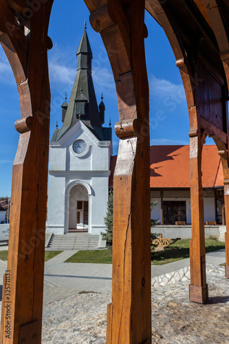 Town hall or house of culture in Kakasd. photo