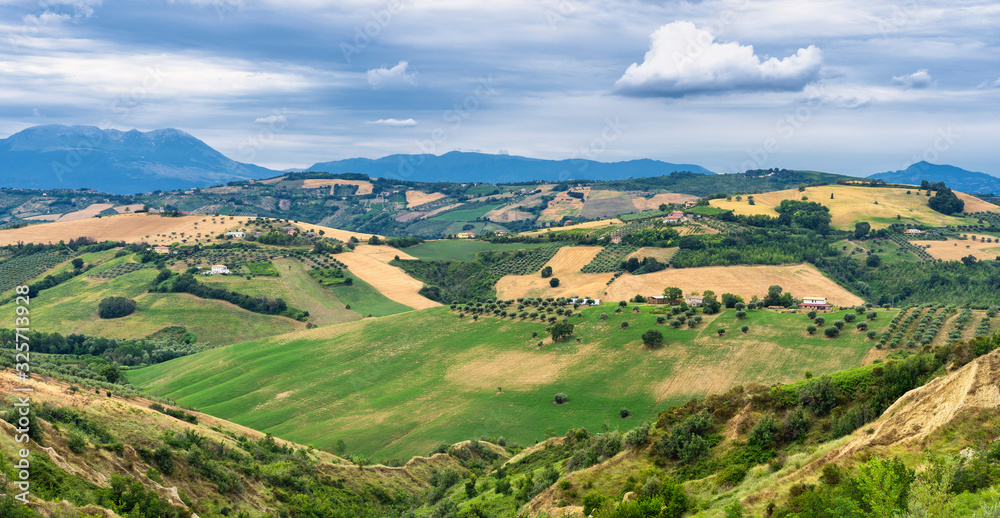 Landscape in the Natural Park of Atri, Abruzzo Landscape in the Natural Park of Atri, Abruzzo