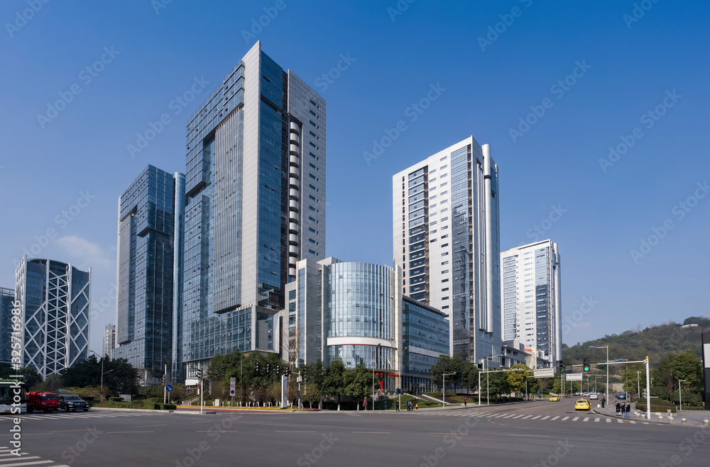 Modern architecture of Chongqing High Tech Park Modern architecture of Chongqing High Tech Park