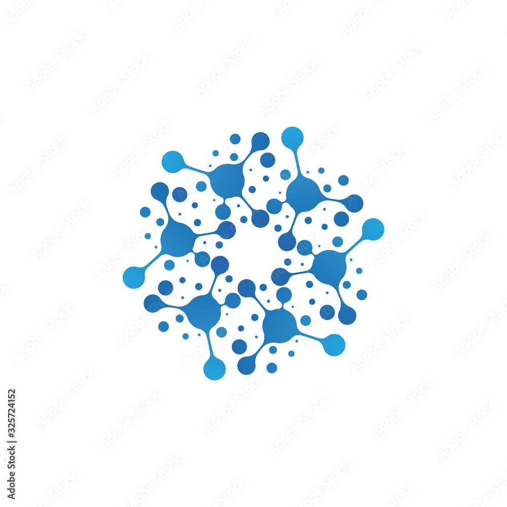 Molecule vector illustration design Molecule vector illustration design