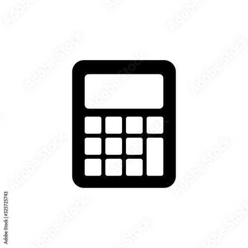 Calculator icon vector. Calculator vector icon