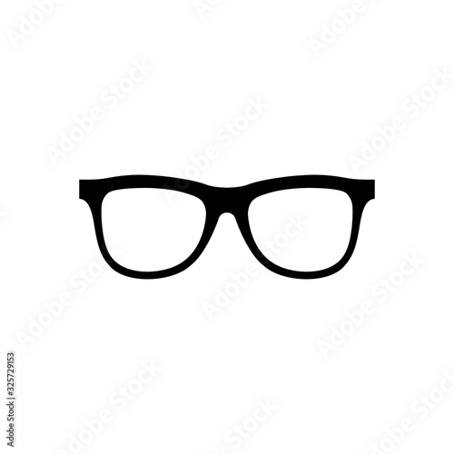 glasses icon vector. Stylish Eyeglasses. Glasses icon on white background. Optical concept.