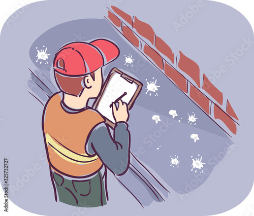Man Inspection Pigeon Pest ...