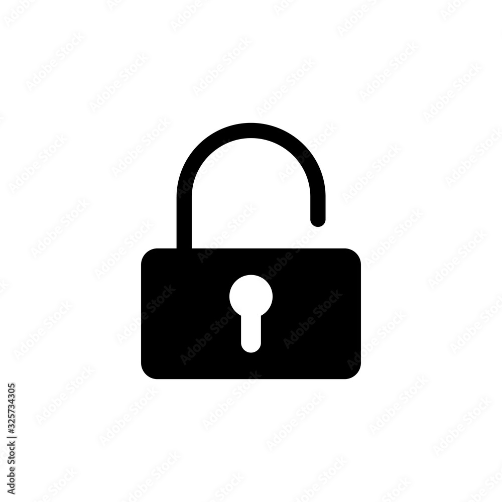Lock icon isolated on white background. Encryption icon. Security symbol. Secure. Private Lock icon isolated on white background. Encryption icon. Security symbol. Secure. Private