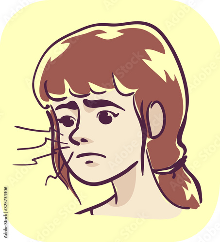 Girl Latex Allergy Noisy Breathing Symptom