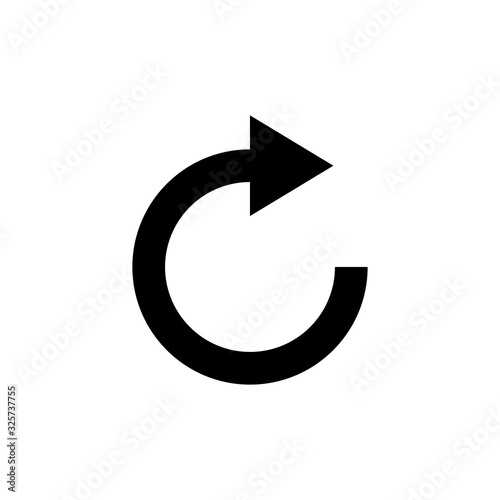 Refresh icon isolated on white background. Reload icon vector. Update icon. convert icon