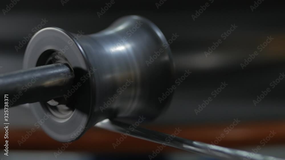 Plant for the production of the cable. Covering the copper cable with a sheath. Plant for the production of the cable. Covering the copper cable with a sheath.
