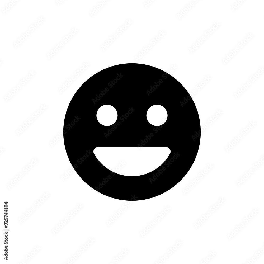 Smile icon isolated on white background. Smile vector icon. Emoticon Icon vector. Emoji Smile icon isolated on white background. Smile vector icon. Emoticon Icon vector. Emoji