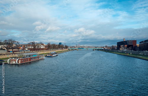 Vistula River in Krakow.