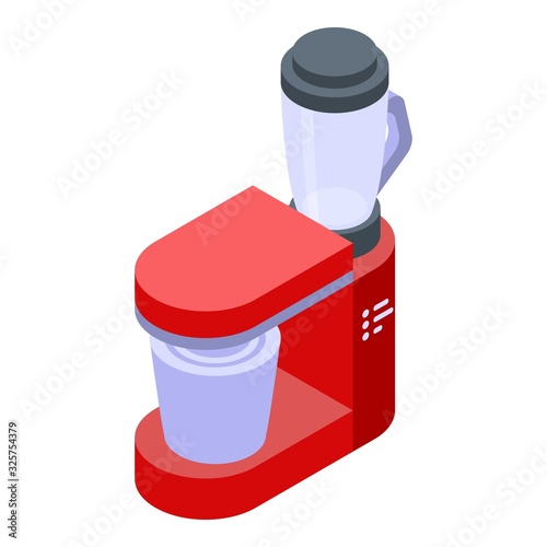 Food processor equipment icon. Isometric of food processor equipment vector icon for web design isolated on white background