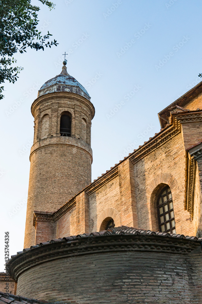 Basilica of San Vitale. Medieval church in Ravenna, Italy