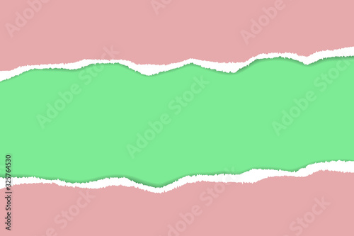 Ripped paper. Vector of ripped paper. The paper was ripped background.