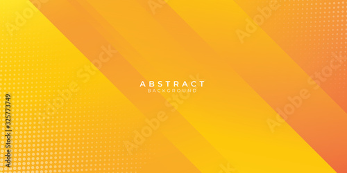Abstract orange gradient geometric shape background with dynamic box rectangle modern corporate concept