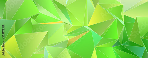 Triangular 3d  modern background