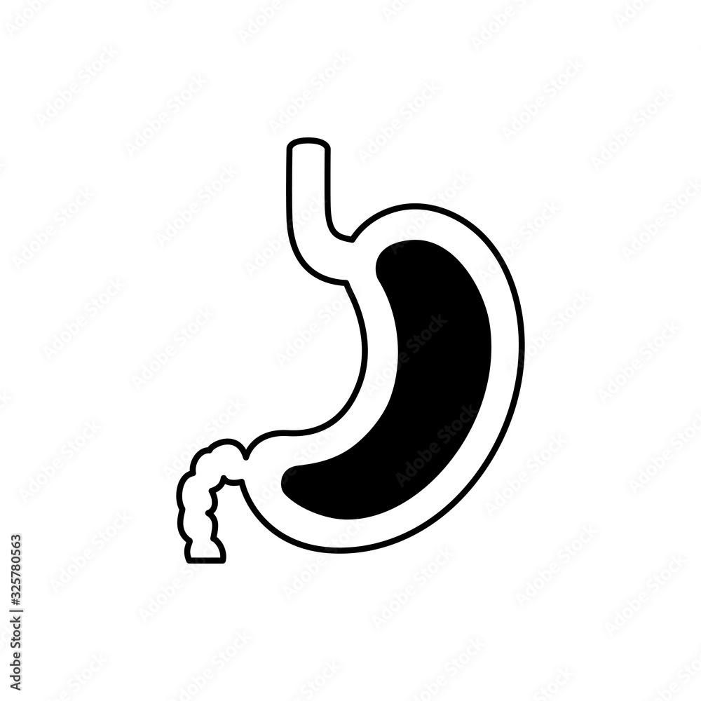 Isolated stomach icon vector design Isolated stomach icon vector design
