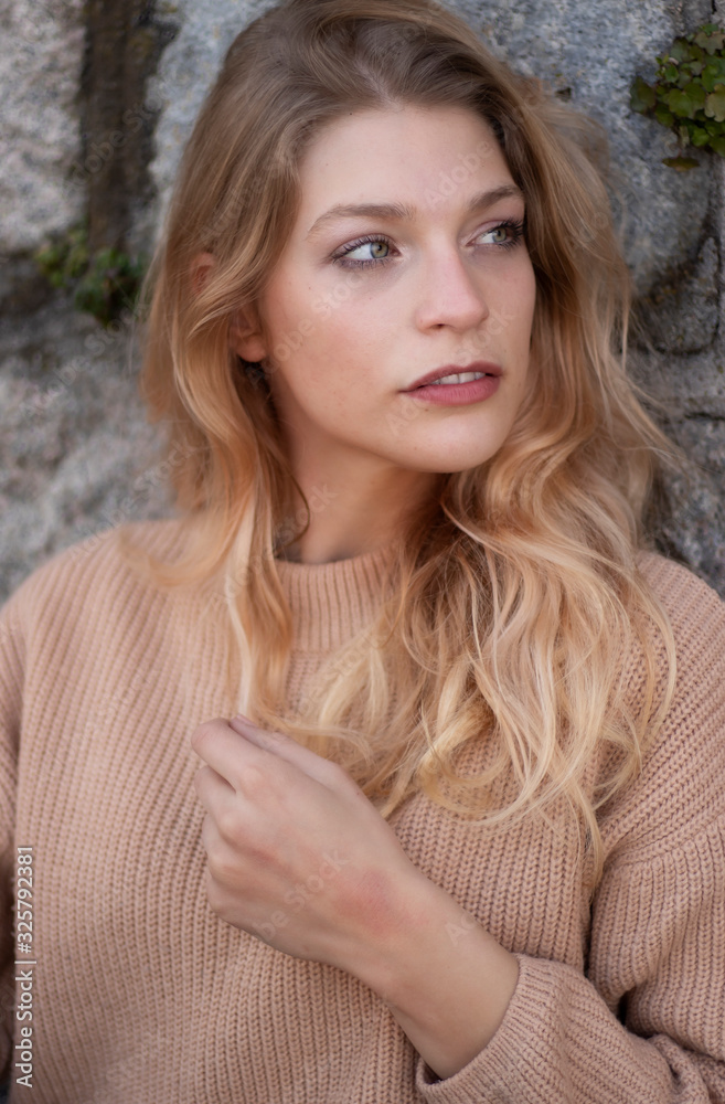 Portrait of a beautiful blonde Portrait of a beautiful blonde
