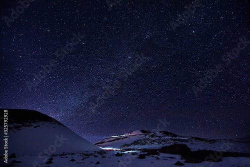 Stargazing at Mauna Kea Summit (Big Island, Hawaii) photo