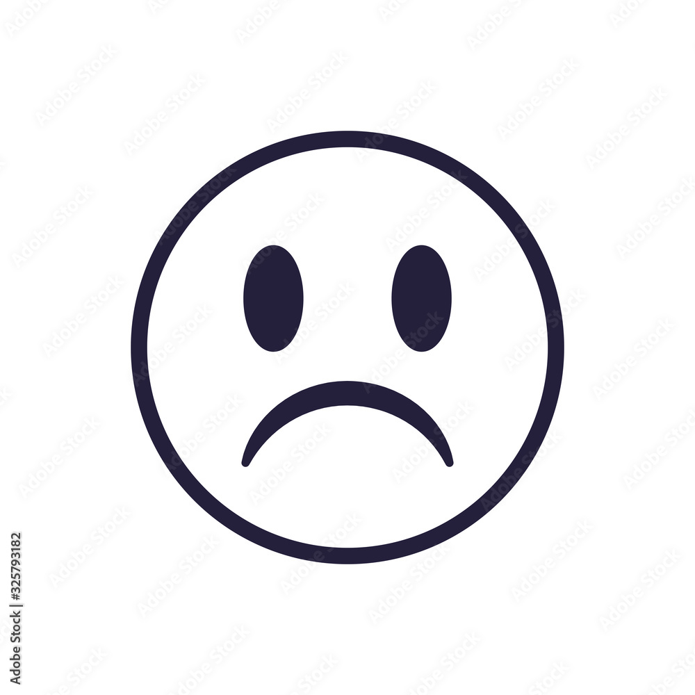 Sad smiley icon Stock Vector by ©get4net 159645978