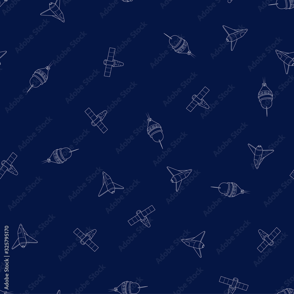 Rocket, shuttle and spaceship. Rocket, shuttle and spaceship.