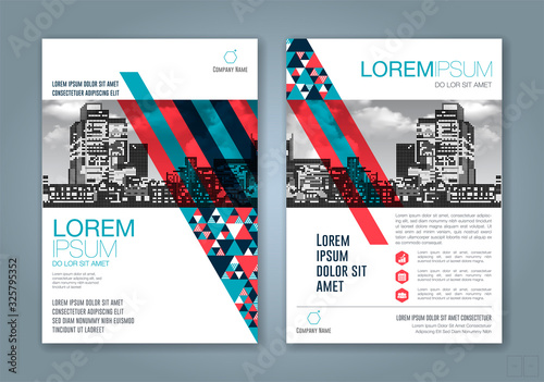 Abstract minimal geometric circle background for business annual report book cover brochure flyer poster