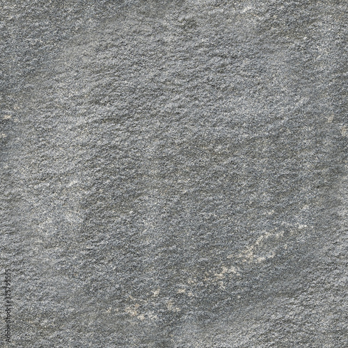 Gray speckled stone, granite or concrete. Seamless texture of natural stone. Designer blank square copy spase background.