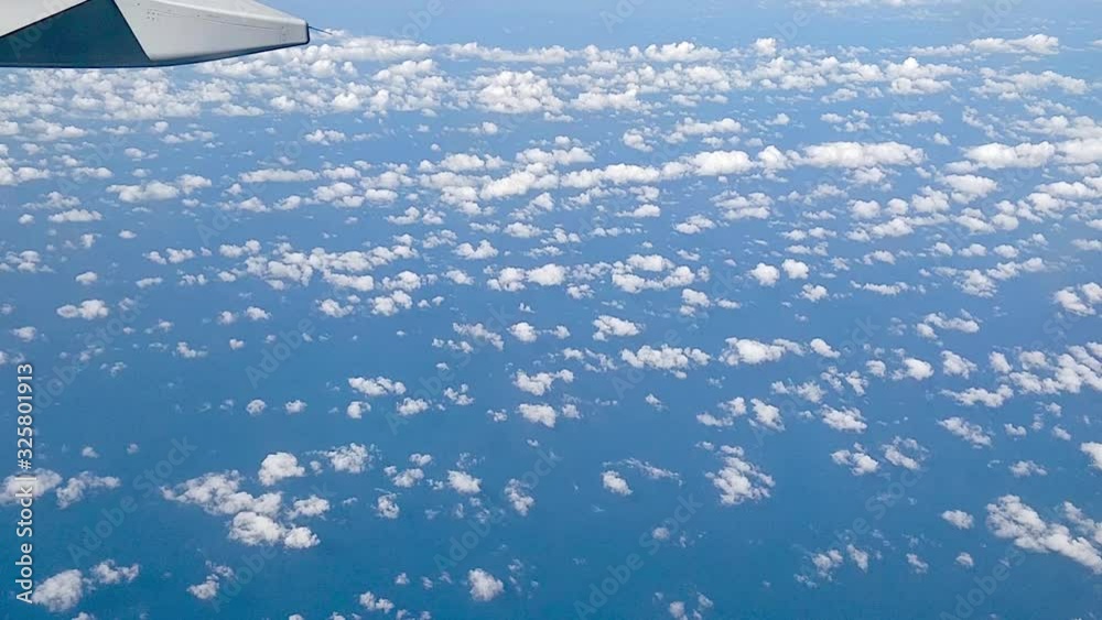 view from the airplane window view from the airplane window