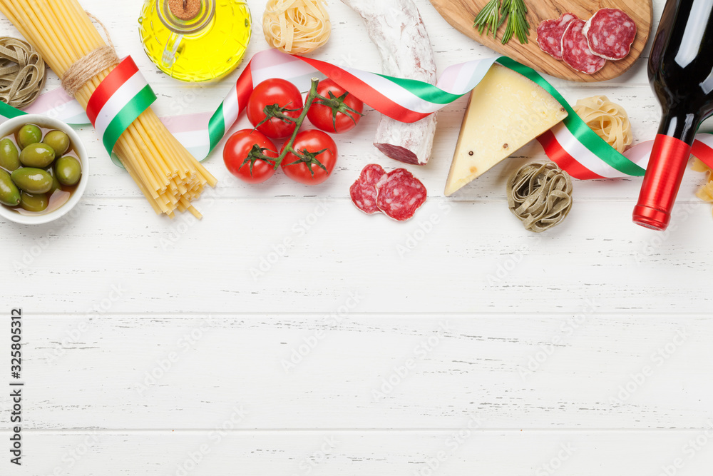 Italian cuisine food ingredients