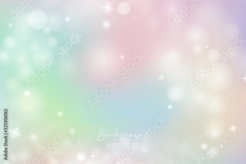 Unicorn Sky Colorful Gradient 08