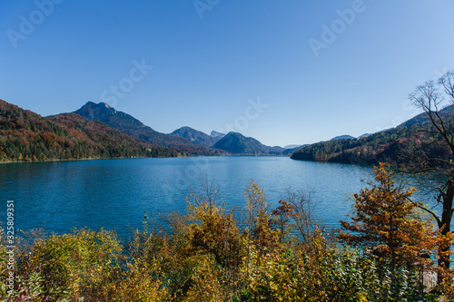Fototapeta Naklejka Na Ścianę i Meble -  lake fuschl, austria, mountainlake, salzburg