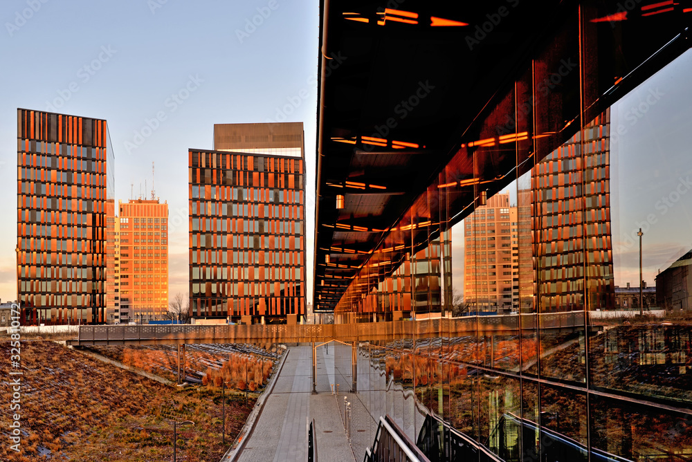 Fototapeta premium City Gate - Łódź, Poland.