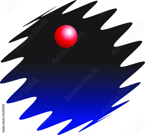 Abstract symbol design for brand