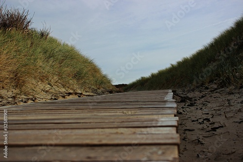 wooden walkway to the beach