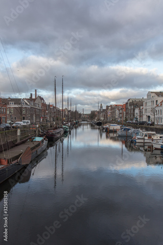 Rotterdam historical buildings and cityscape