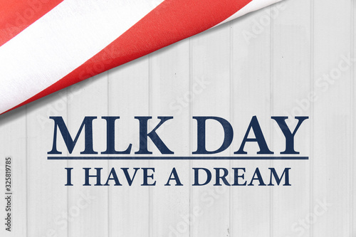 Canvastavla Happy martin luther king day background