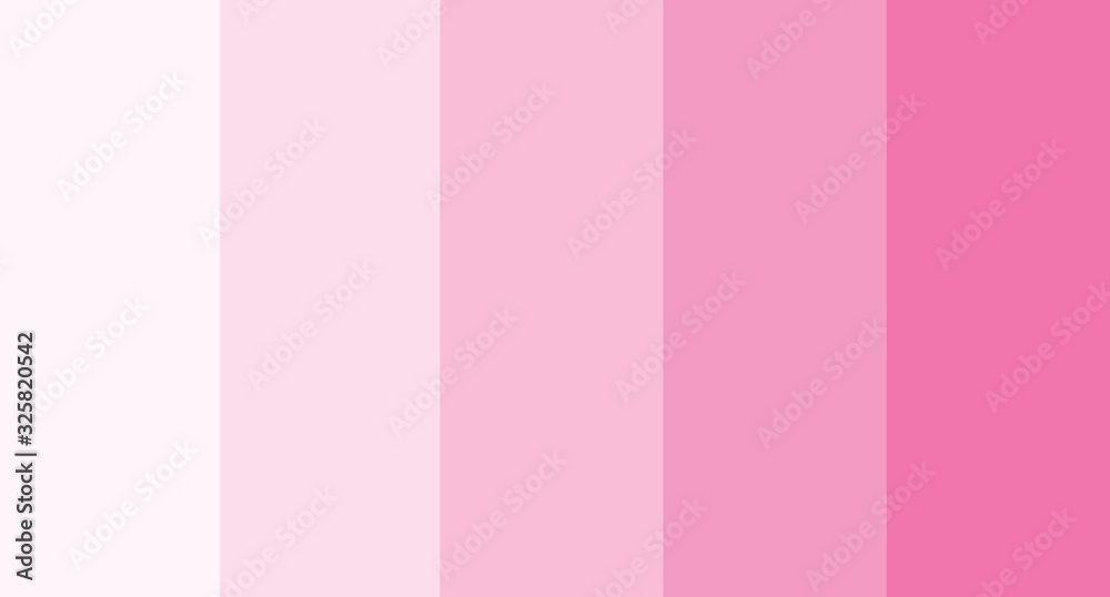 Vettoriale Stock Pink color palette vector illustration | Adobe Stock