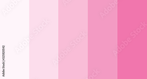 Pink color palette vector illustration