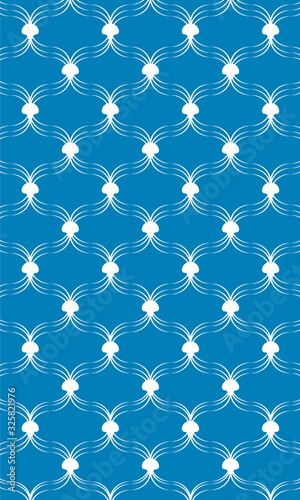 Pacific point seamless pattern