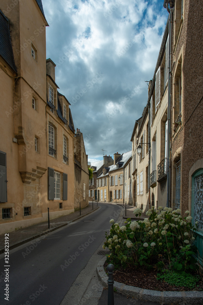 street view of the the city of Bayeux France