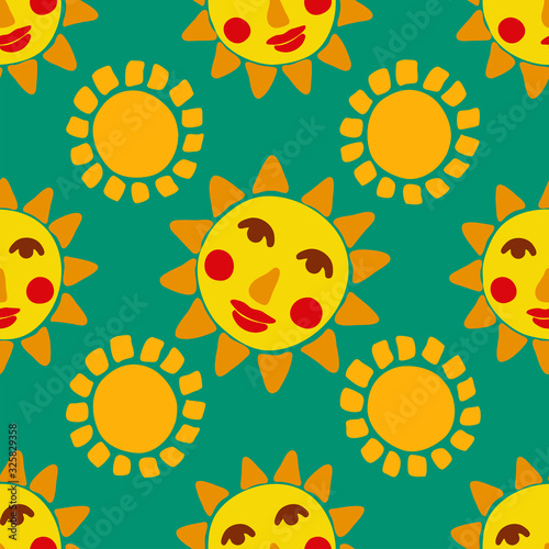 Seamless pattern Russian holiday Maslenitsa