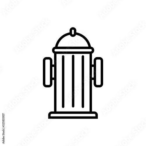 fire hydrant street accessory icon