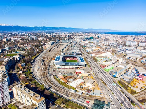 Stadium in the city Geneva