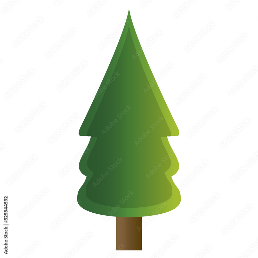 Obraz premium Isolated tree icon