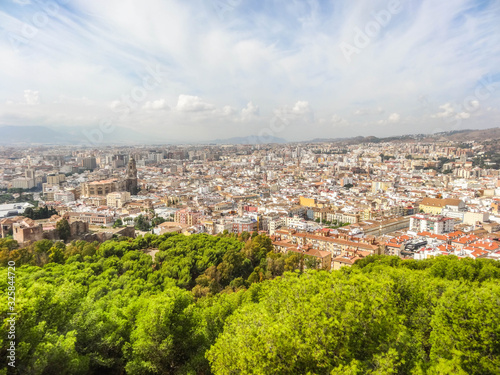 Malaga, Andalusien, Spanien - Altstadt und Sehenswürdigkeiten - Panorama