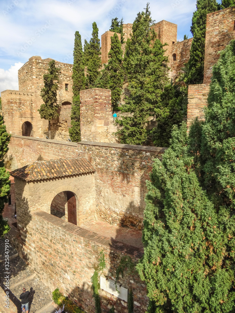 Obraz premium Malaga, Altstadt und Sehenswürdigkeiten