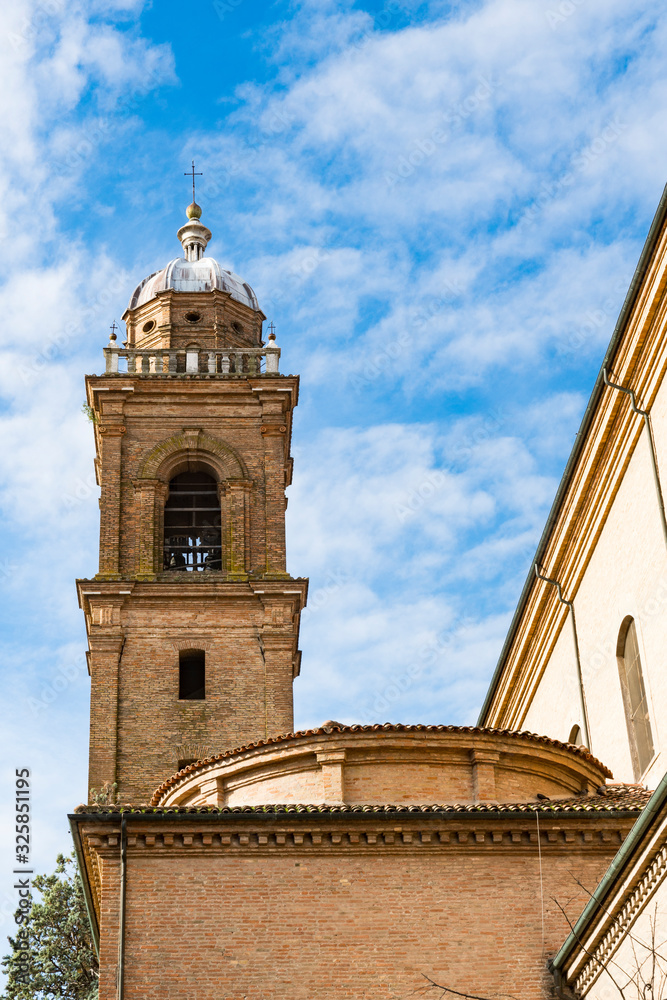 Fototapeta premium Ancient convent San Francesco, in Bagnacavallo, Italy