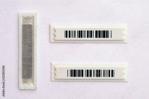 фотографія Sticker magnetic barcode top view