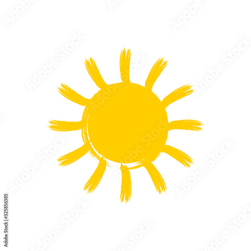 Vector illustration of sun.