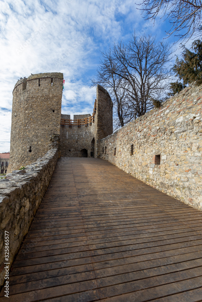 The Barbican bastion in Pecs, Hungary.
